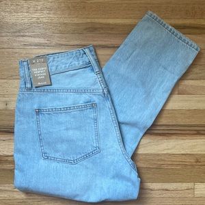 Madewell straight fit curvy light was jeans